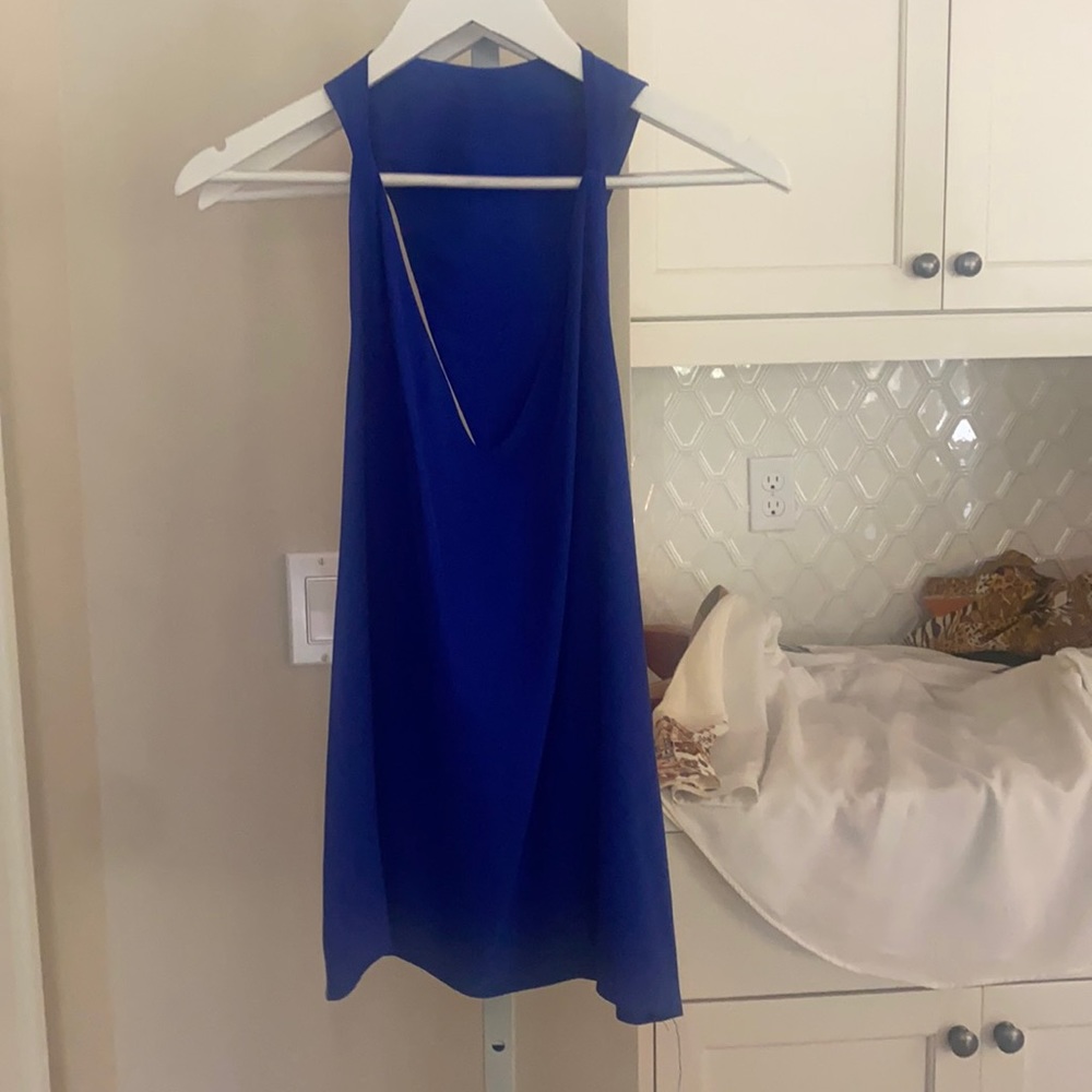 Alexis brushed silk sleeveless top